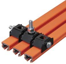 Series T SAF-T-BAR Series T is Ideal for: Light Rail Systems Automated Storage and Retrieval Systems Conveyors Indoor, Dry Locations Small cranes, monorails, hoists Moving cameras and instruments