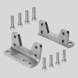 Linear drives DGPL Accessories Foot mounting HHP For heavy-duty guide (order code F) Material: Galvanised steel DGPL- -HD18/-HD25/-HD40 Central support MUP For heavy-duty guide (order code M)