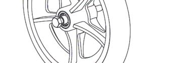 SECTION 5 REAR WHEELS/FRONT CASTORS Adjusting Forks Castor angle vertical axis MUST be at 90 +/- 1 from the ground, if not a flattering risk may occur.