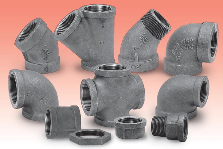 MLLELE IRON Forged Steel Fittings & Unions Pipe Nipples & Pipe Couplings Small Steel Fittings Cast Iron Threaded Pipe Unions Pressure - Temperature Ratings Pressure Temperature Class 50 Class 250