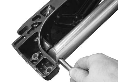 Depending on engine model, use innermost available holes.. Stern bracket.