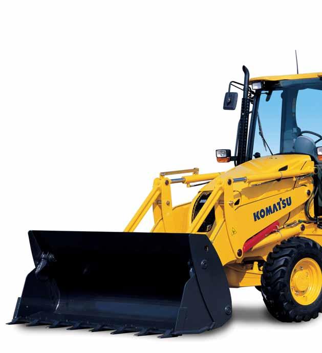 Walk-Around The WB97R-5 belongs to the latest generation of Komatsu backhoe loaders, which comes to market with a number of innovations.
