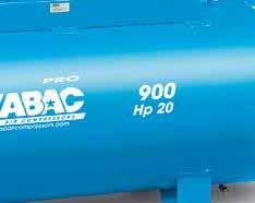PRO BV8900 900 FT20 20 hp, 900 litres Performance Big air receiver for