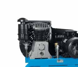 Double stage twin pump belt driven compressors PRO high flow TANDEM Range Never without compressed air.