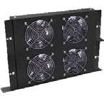 Fans Two and four unit fan kits install into the roof or bottom plinth. The two unit fan kit can also be fitted into the equipment rails. All fans are supplied with 2m flex and 10A SAA plug.