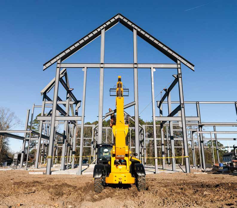 lifting. 8 JCB telehandlers are equipped with three selectable steer modes.