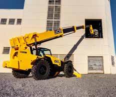 ideal for working in tight spaces; and crab steer enables maneuvering close to walls
