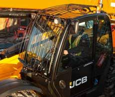 JCB machines also feature fewer joints and stress points across the integrated boom nose and a one-piece