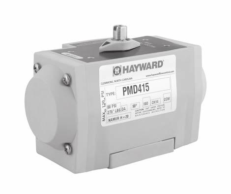 Pneumatic Actuators for TB & CV Series True Union Ball Valves Prices are for the actuator or option only, add the cost of the valve, actuator and any options together for the total list price.