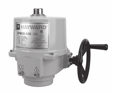 Extended duty motor standard with all Proportional Control and 12/24VDC options. EPM Valve Actuator Actuator Size Part No. List Price Part No. List Price 1-1/2" - 3" EPM3 $550.80 EPM4 $1,008.