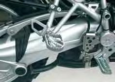 Footpegs, brake lever BMW R850/1100/1150GS 355 Studded pillion passenger footpegs For anyone who drives with a pillion passenger through difficult terrain.