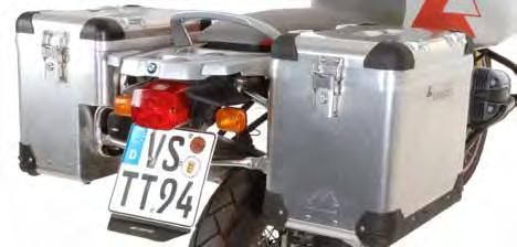 Aluminium case systemes BMW R850/1100/1150GS 363 Zega Pro spezial system, premounted, frame stainless steel, BMW R 1150/1100/850 GSOur favourite special system with Zega Pro cases.