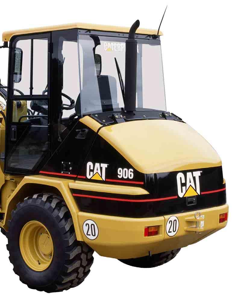 Serviceability The Compact Wheel Loader is designed for quick and easy serviceability. Tilt-up engine enclosure and side service doors give exceptional access to major components.
