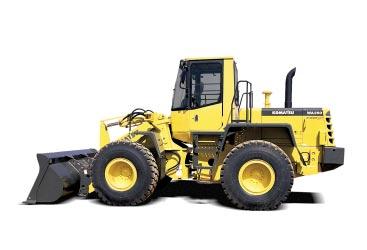 WHEEL LOADER B Four-Speed Automatic Transmission Provides maximum speed of 23.6 mph 38.0 km/h in forward and 24.2 mph 39.0 km/h in reverse.