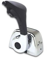 Top-Mount Control with Neutral Interlock Lever on the Right Side MM TFX CH7550P MM TFX CH7551P MM TFX CH7552P Single Top-Mount, Chrome Handle, Chrome Cover, Chrome and Black Inserts, with Neutral