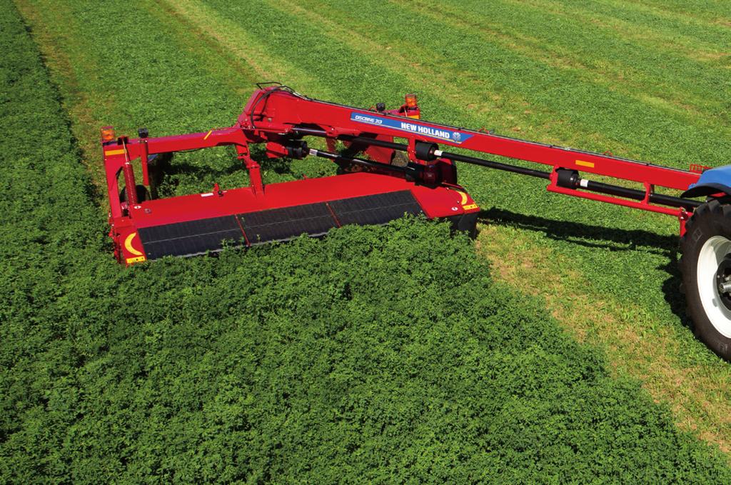 2 3 MODEL OVERVIEW THE DEFINITION OF DISC MOWER-CONDITIONERS New Holland is well-known for its expertise in hay equipment, and the company s experience and leadership with Discbine disc