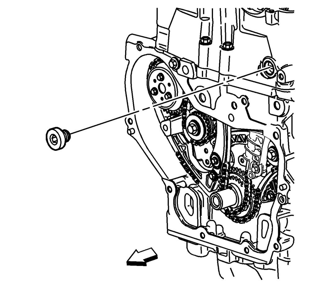 11. Remove the fixed timing chain guide access plug. http://dh.identifix.com/searchfixes/index?