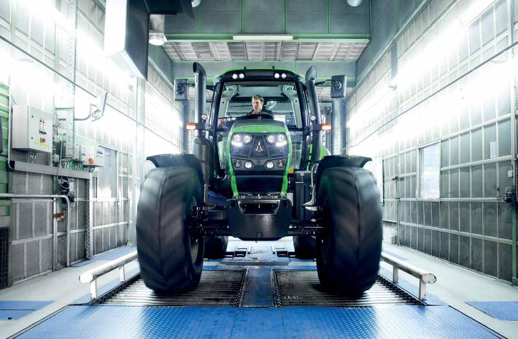 06-07 Agrotron Quality assured... thousands of times With over 60,000 units produced to date, the DEUTZ-FAHR Agrotron is one of the best selling German tractors in the world.