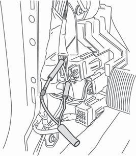 Install Harness Driver s Side Remove the step plate and kick panel on the driver s side. Locate the top connector of the three connectors to the left of the parking brake pedal.