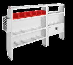 Drawer Secure Storage Module (" x " x ") 0 0--0 Accessory Back Panel (for " shelf unit ½" tall) --0 REDZONE hook cord or tool holder 0--0 Shelf Door (for " shelf unit) * 0--0 Van Shelf Mounting Kit