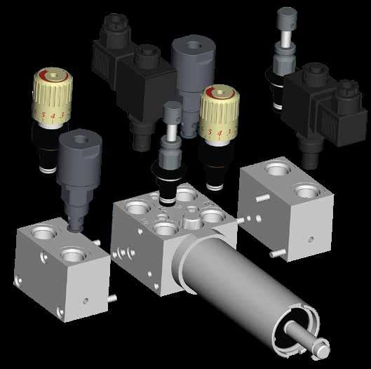 MODULAR CONTROL BLOCK REGULATION AND CONTROL SYSTEM Modular Control Block Co-Axial Cylinder Modular control blocks are assembled onto the rear end cap and