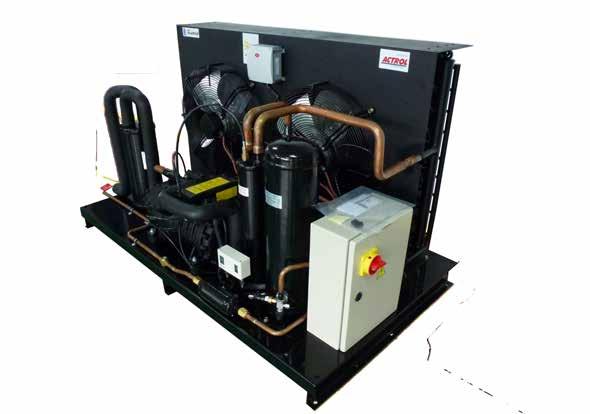 HTA EVO Condensing Units Tecumseh Semi Hermetic Reciprocating Standard Features The new range of Tecumseh semi hermetic condensing units is fully fitted and fully wired to make installation fast and