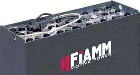 Fiamm Motive Power energy dry (valve regulated batteries with gel electrolyte) Fiamm Motive Power energy plus (vented batteries) Fiamm Motive Power energy plus with