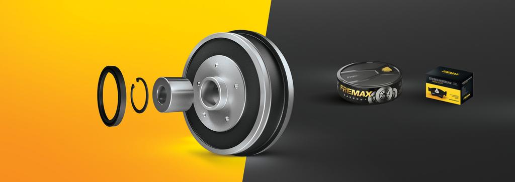 INNOVATION Innovative Packaging discs AND DRUMS WHEEL HUBS It comprises all the necessary components to install either the brake disc or the brake drum, saving money and shelf space.