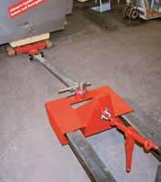 Accessories for forklifts transport dolly hitch and steering traverse Description Forklift hitch for pushing and pulling loads. Includes binder chain to secure to forklift.
