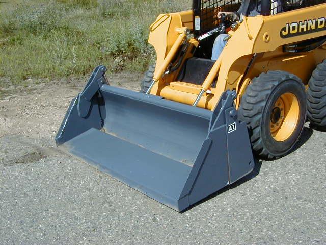 MODEL WIDTH CAPACITY HEAPED WEIGHT RETAIL HIGH-DUMP BUCKET (ROLL-OUT) Designed to give Skid Steer Loaders extra dumping height in