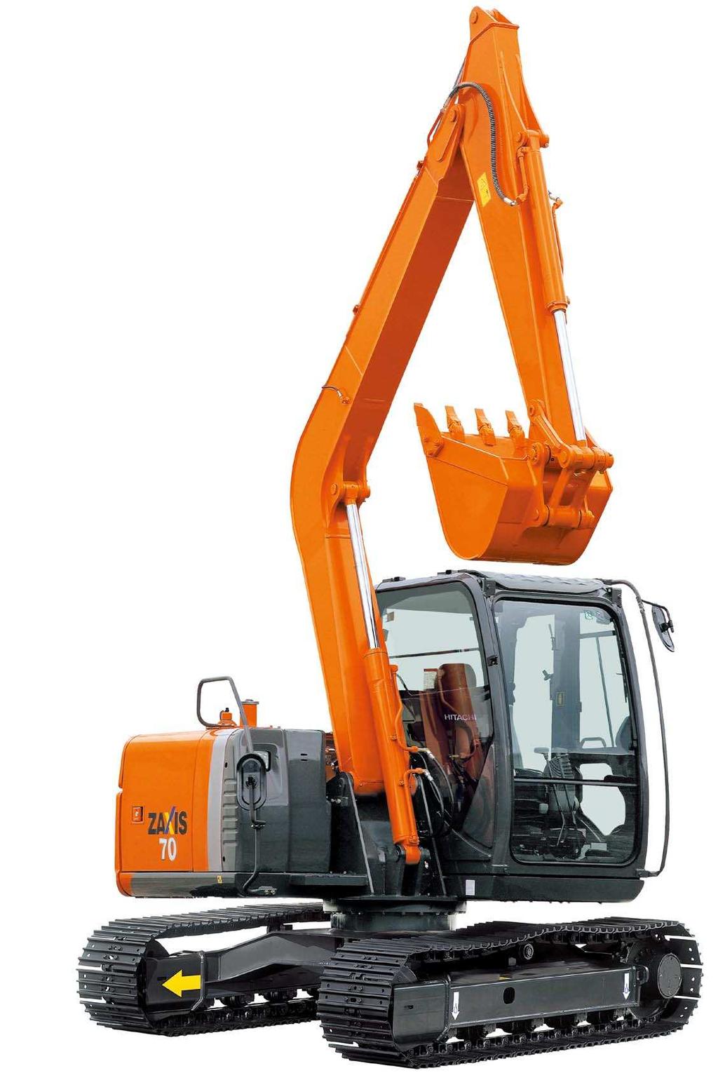 ZAXIS- series HYDRAULIC EXCAVATOR Model Code : ZX70- ZX70LC- Engine Rated Power : 40.5 kw (54. HP) EEC 80 1 269 (without FAN) 9.4 kw (52.