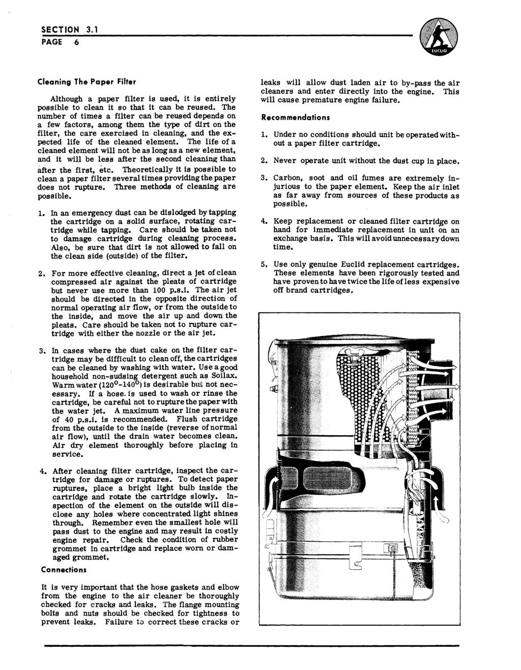 SECTION 3.1 PAGE 6 Cleaning The Paper Filter Although a paper filter is used, it is entirely possible to clean it so that it can be reused.