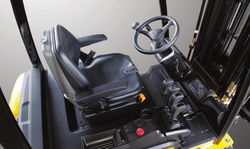 the angle of the steering column can easily be adjusted through a