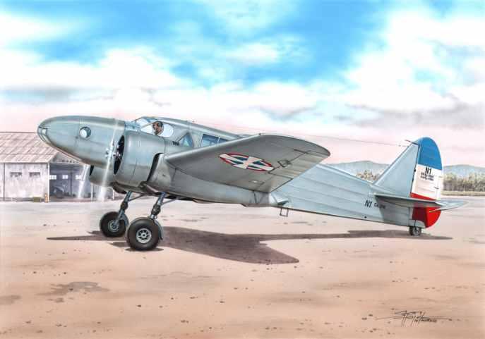 Caproni Ca.310 was designed as light bomber and reconnaissance aircraft in 1937.