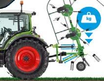 Safety comes as standard in all Fendt s: Thanks to the integrated free wheel, the power is cut when folding the