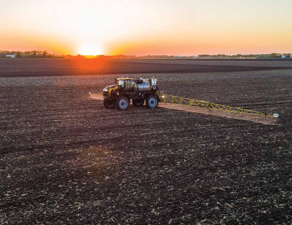 DRIVE SYSTEM APPLY LIKE YOU RE RUNNING AT FULL THROTTLE, EVEN WHEN YOU RE NOT. The days of needing to run all-out, all-the-time are over. The efficient AGCO Power 7.4L/8.