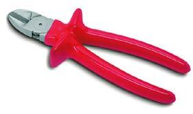 The round blade means a higher capacity and the cable retains it round shape after cutting.