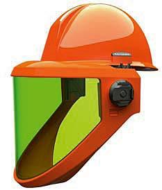 Personal safety equipment Hard hat w/ face shield 12 cal/cm 2 AS1200HT is our latest product and tolerates ATPV class 12 cal/ cm 2, hard hat and face shield jointly tested.