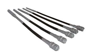 all types of concrete. - Induction hardened magnesium steel alloy. - Reinforced steel hose reinforced by 6 layers of special spun steel.