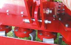 avoid erosion Seeds are placed in a warm and consolidate soil Rotor speed is adjustable to suit many different