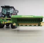 The high-performance KRONE CV conditioner with V-type steel tines evenly conditions the crop across the full