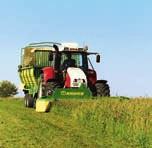 KRONE front-mounted mowers do not require extra spools on the tractor. Compact by design, center of gravity close to the tractor these machines are easy to handle.