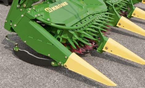 A uniform stubble height The distance sensors on either end of the EasyCollect corn head ensure