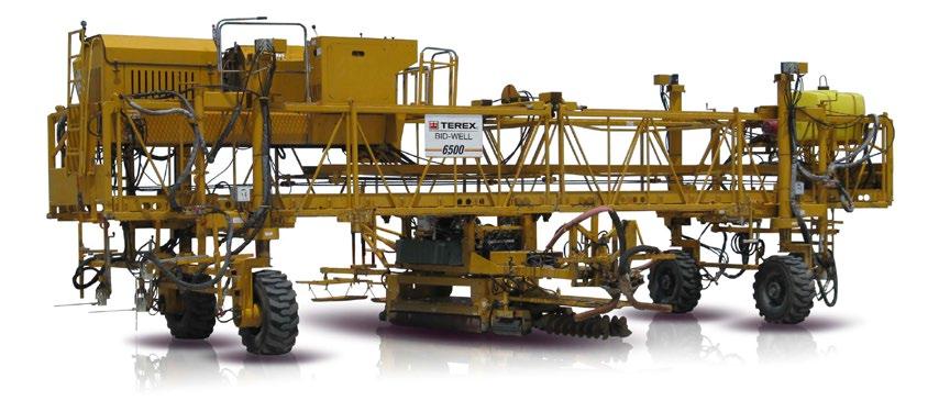 HIGHWAY / AIRPORT PAVERS SLOPE & CANAL PAVERS MODEL 5000 HEAVY HIGHWAY & AIRPORT PAVERS Built with the weight and frame rigidity for highproduction flatwork paving, Terex Bid-Well 5000 and 6500