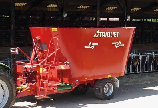 Trioliet Mullos B.V. Solomix 2-2000 VLH-B Feed-Mixer Wagon Mixing, weighing, power consumption DLG Test Report 615 F Brief description Applicant/manufacturer Trioliet Mullos B.V. Hinmanweg 19 NL-7575 BE Oldenzaal Netherlands Tel.