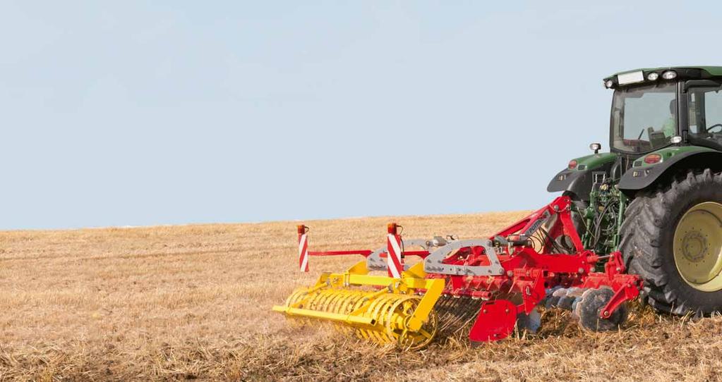 Disc harrows Revitalising the soil The TERRADISC compact disc harrow is designed specifically for stubble cultivation and seedbed preparation.