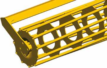 Rear rollers for SYNKRO and TERRADISC Cage roller The cage roller is the ideal rear roller for handling dry, non-sticky soils.