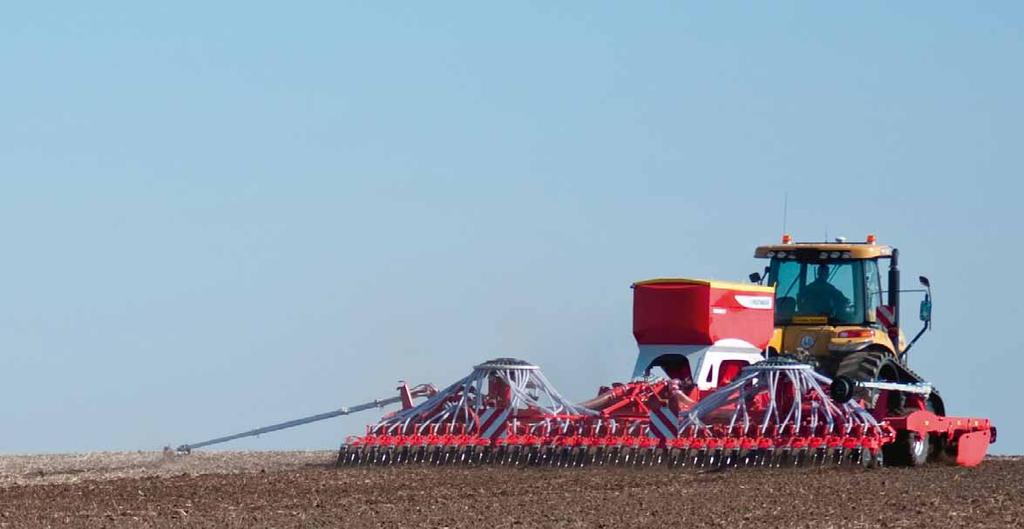 Mulch seed drills Efficient drilling The PÖTTINGER TERRASEM mulch drilling concept combines soil cultivation, consolidation and planting in a single machine.