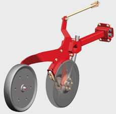 On the road the machine is transported on four wheels the two wheels in the middle are raised to improve stability and the braking efficiency of the two