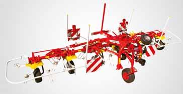 HIT six rotor tedders The tedder series with six rotors is for farmers who value high specifications and ease of use.